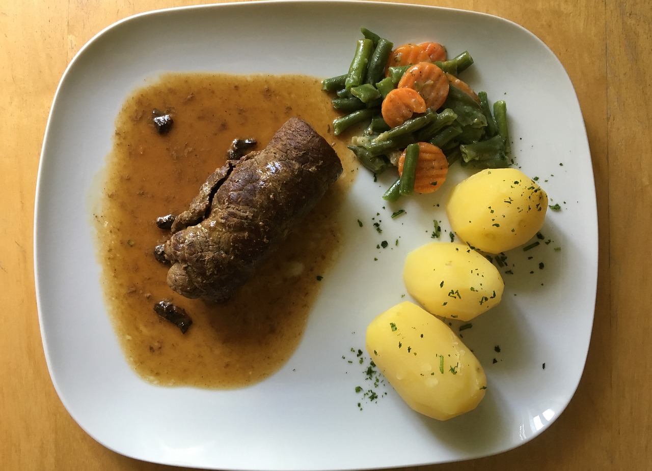Rinderrouladen gehören zur gut bürgerlichen Küche in Thüringen
