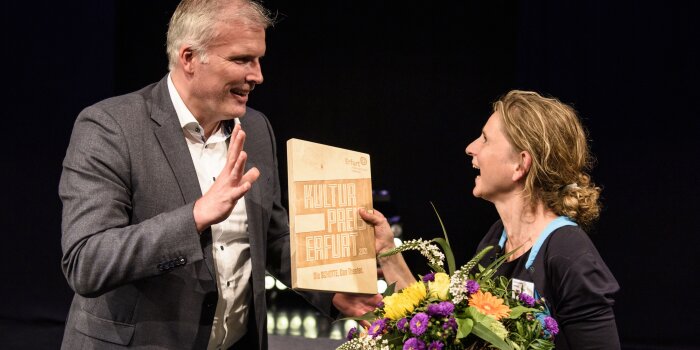 Im Jahr 2021 ging der Kulturpreis an das Theater Die Schotte. Foto: © Lutz Edelhoff